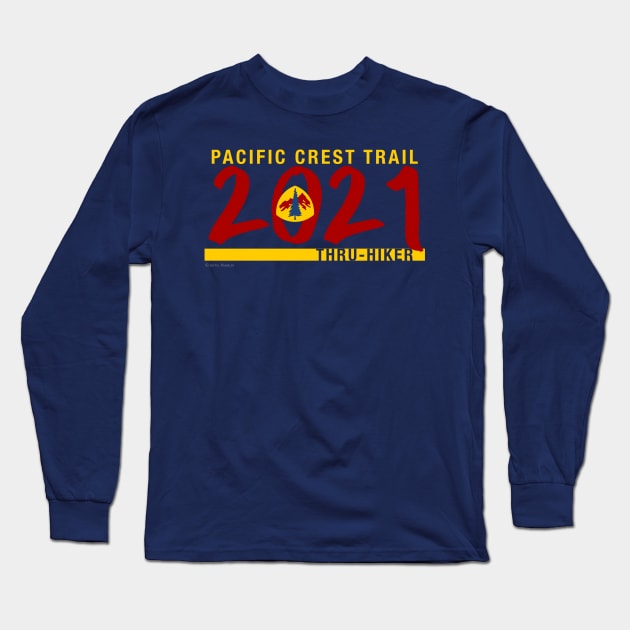 PCT Thru-Hiker Long Sleeve T-Shirt by Joyful Rambler